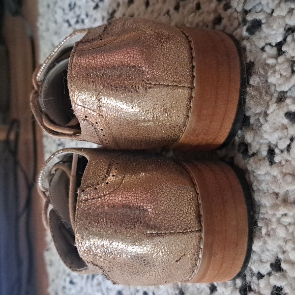 Gold brogues size 37 us 6 princess highway - Picture 5 of 7